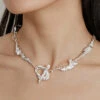 CHLOE NECKLACE -Fashion Clothing Store chloe necklace silver wolf circus pipe and row