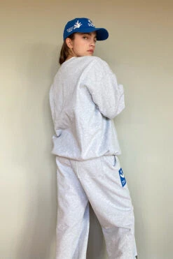 ART BOOK CREW SWEATSHIRT 11 ART BOOK CREW SWEATSHIRT -Fashion Clothing Store colorful art book grey crew sweatpants sweatsuit palo santos pipe and row seattle