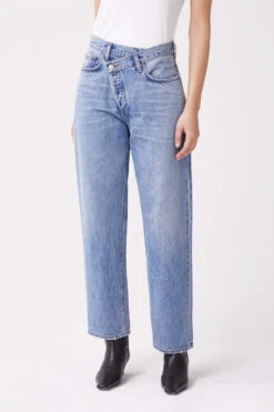 AGOLDE CRISS CROSS JEANS ETERNAL -Fashion Clothing Store crisscrossdenimjeanseternalagolde pipeandrow