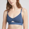 CUT OUT BRALETTE MOONLIT OCEAN -Fashion Clothing Store cut out bralette moonlit ocean navy blue richer poorer pipe and row