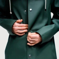 Stutterheim MOSEBACKE RAIN JACKET GREEN 17 Stutterheim MOSEBACKE RAIN JACKET GREEN -Fashion Clothing Store e1 6647
