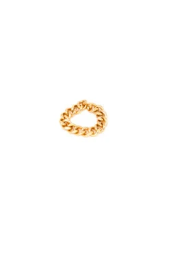 ELLIOT CHAIN RING -Fashion Clothing Store elliotchaingoldfillringpipeandrowboutique