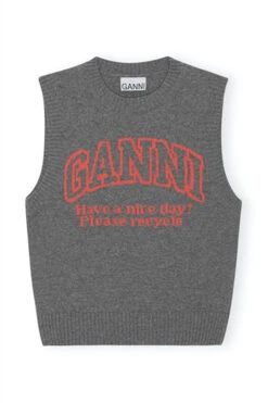 Ganni GRAPHIC VEST
