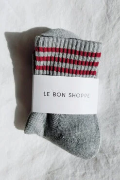 GIRLFRIEND SOCKS HEATHER GREY