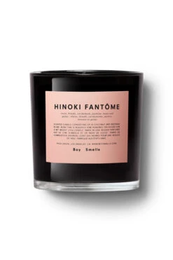 HINOKI FANTOME MAGNUM CANDLE -Fashion Clothing Store hinokifantomemagnum28ozcandlepinkboxboysmells pipeandrow