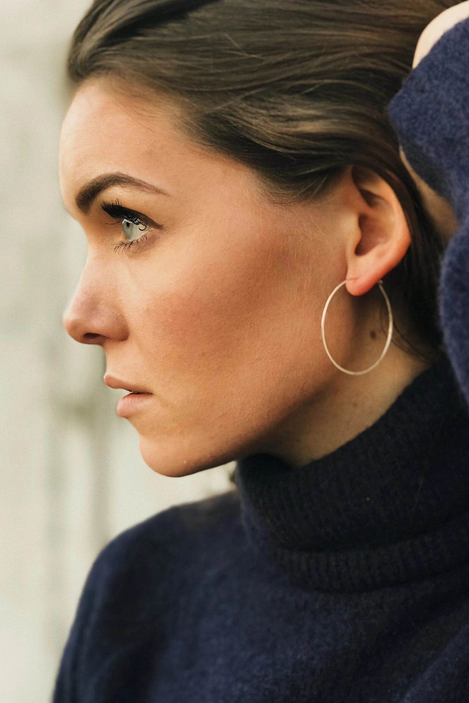 HAMMERED HOOP EARRINGS 10 HAMMERED HOOP EARRINGS - Image 8