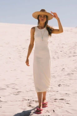 IBIZA TERRY CUTOUT DRESS -Fashion Clothing Store la mar ibiza terry cut out dress araminta james pipe and row