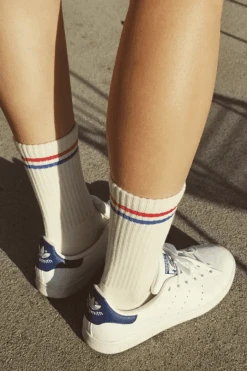 BOYFRIEND SOCKS MILK -Fashion Clothing Store lebonnn