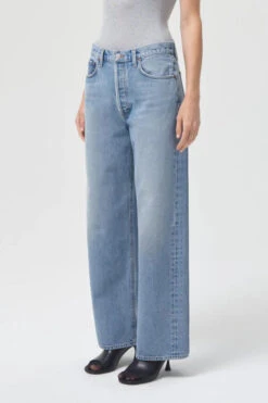 AGOLDE LOW SLUNG BAGGY 30.5" 13 AGOLDE LOW SLUNG BAGGY 30.5" -Fashion Clothing Store low slung baggy void blue paradox 30.5 agolde pipe and row