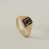 LUCKY 13 RING -Fashion Clothing Store merewif lucky 13 signet gold PipeandRow 9b22faee 9c38 4b00 98b0 88e97feec83c