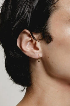 ORGANIC HOOPS -Fashion Clothing Store organicgolddaintyhoopswolfcircus pipeandrow