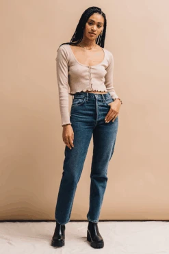 AGOLDE 90'S PINCH WAIST PORTRAIT -Fashion Clothing Store pinchwaist