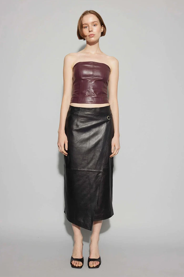 REFLECTION LEATHER SKIRT 3 REFLECTION LEATHER SKIRT