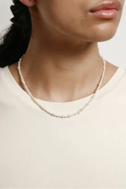 RENATA PEARL NECKLACE -Fashion Clothing Store renatafinefreshwaterpearlnecklacewolfcircus pipeandrow