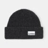 Ganni STRUCTURED RIB BEANIE PHANTOM