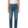 AGOLDE RILEY HI RISE CROP COLLECTIVE 2 AGOLDE RILEY HI RISE CROP COLLECTIVE -Fashion Clothing Store riley clear collective blue agolde straight leg denim raw pipe and row boutique