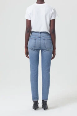 AGOLDE RILEY LONG COVE -Fashion Clothing Store riley long blue cove agolde pipe and row