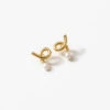 ROMI PEARL EARRINGS -Fashion Clothing Store romi earrings wolf circus pipe and row