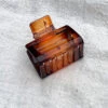 SMALL SQUARE HAIR CLAW BROWN OMBRE