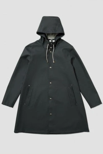 Stutterheim MOSEBACKE RAIN JACKET CHARCOAL 5 Stutterheim MOSEBACKE RAIN JACKET CHARCOAL - Image 3
