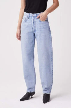 AGOLDE TAPERED BAGGY JEANS DIMENSION -Fashion Clothing Store taperedbaggyjeansdimensionagolde pipeandrow