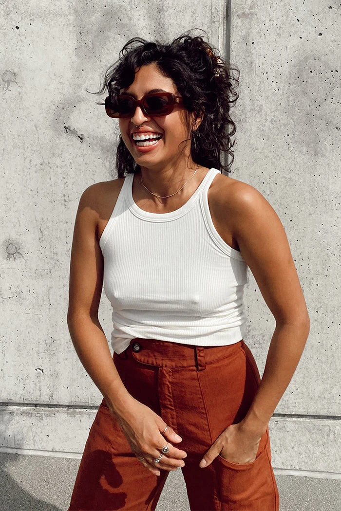 VINTAGE RIB TANK BONE 4 VINTAGE RIB TANK BONE - Image 2