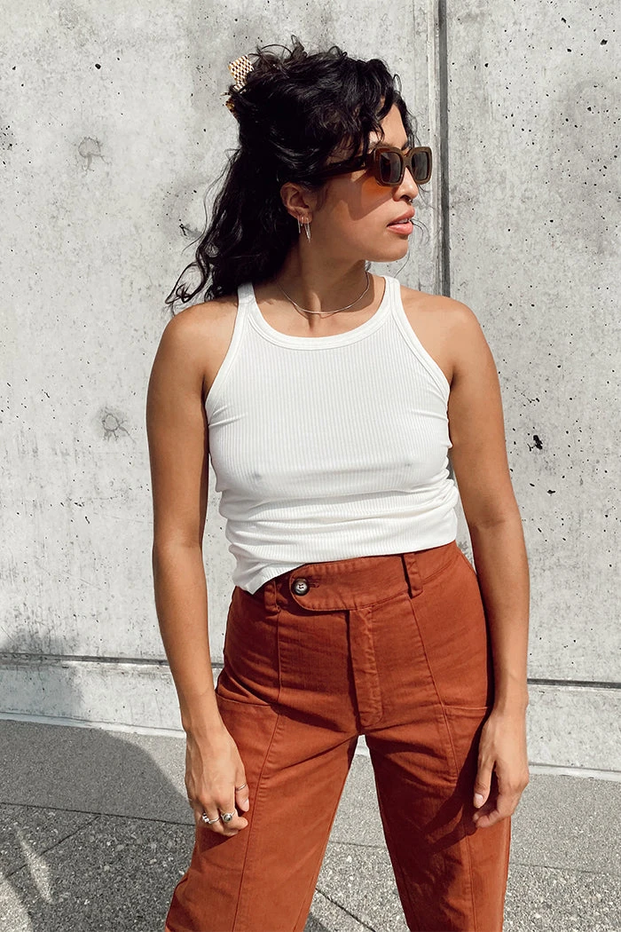 VINTAGE RIB TANK BONE 5 VINTAGE RIB TANK BONE - Image 3