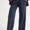 RECYCLED FLEECE WIDE LEG PANT